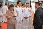 สมเด็จพระเทพรัตนราชสุดาฯ สยามบรมราชกุมารี เสด็จพระราชดำเนินทรงเปิดงาน “เทศกาลโคนมแห่งชาติ” ประจำปี 2562 มีท่านรัฐมนตรีและท่านนายสัตวแพทย์สรวิศ ธานีโต อธิบดีกรมปศุสัตว์ เฝ้ารับเสด็จถวายรายงานตามข่าว